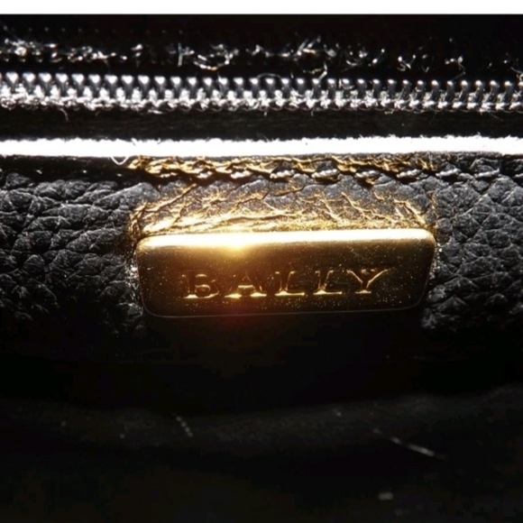 Bally Black and Brown Shoulder Bag - Picture 5 of 6